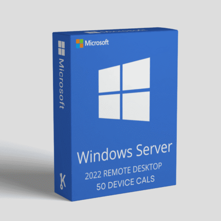 Windows Server 2022 Remote Desktop Services – 50 Device CALs Certificate
